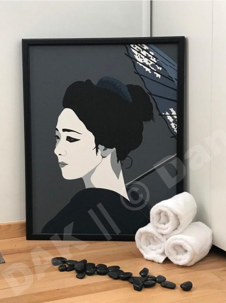 Art by DAK – Geisha (3) Art by DAK - Geisha (3)