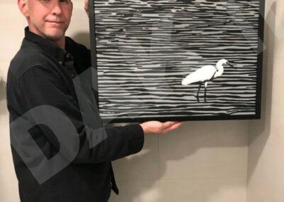 Art by DAK - The Great Egret (5)